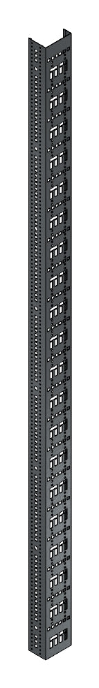 SORAX Kabelrinne mit PDU Halterung, B=100mm, 47HE