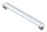 SORAX Schwerlastrollenset, Racktiefe 1.200 mm, RAL7035