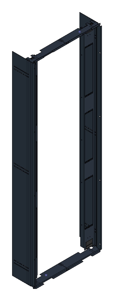 SORAX Luftabschottung, B=800 x H=2.200mm, RAL9005