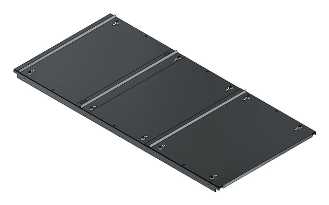SORAX Bodenblech, B=600xT=1.000mm, ohne Kabeleinführung