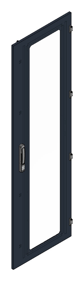 SORAX Sichttüre IP54, B=600xH=2.000mm, RAL9005