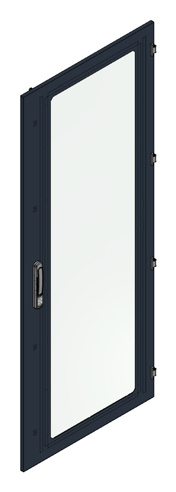 SORAX Sichttüre IP54, B=800xH=2.000mm, RAL9005