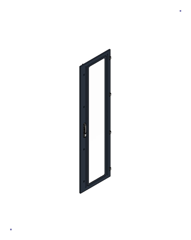 SORAX Sichttüre IP54, B=600xH=2.200mm, RAL9005