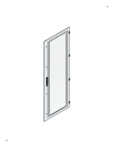 SORAX Sichttüre IP54, B=800xH=2.200mm, RAL7035