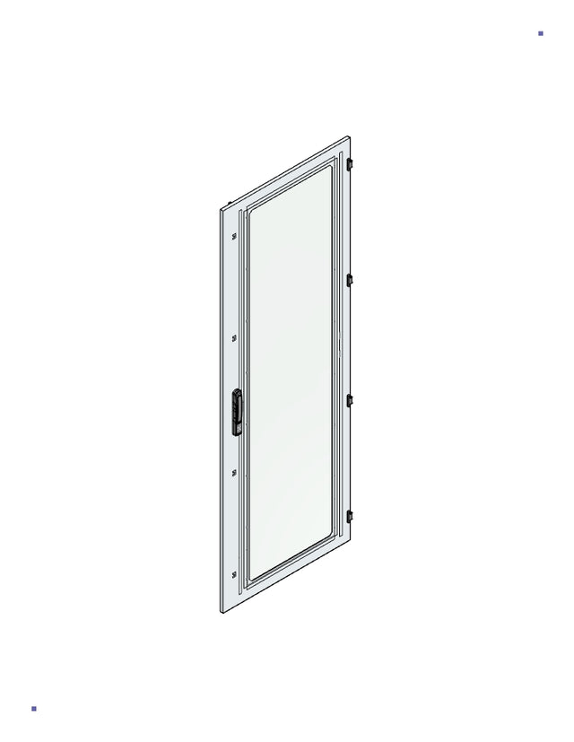 SORAX Sichttüre IP54, B=800xH=2.200mm, RAL7035