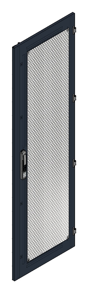 SORAX Stahlblechtüre belüftet, B=600xH=2.000mm, RAL9005