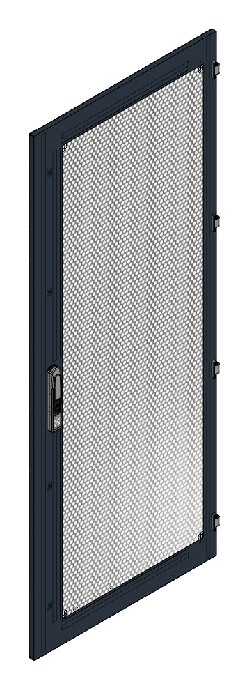 SORAX Stahlblechtüre belüftet, B=800xH=2.000mm, RAL9005