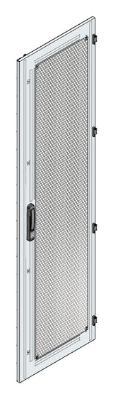 SORAX Stahlblechtüre belüftet, B=600xH=2.200mm, RAL7035