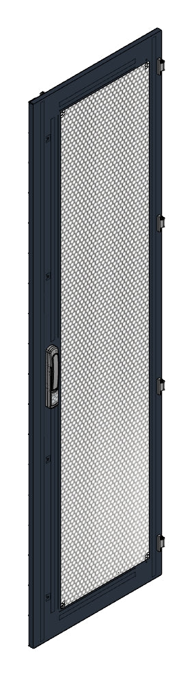 SORAX Stahlblechtüre belüftet, B=600xH=2.200mm, RAL9005