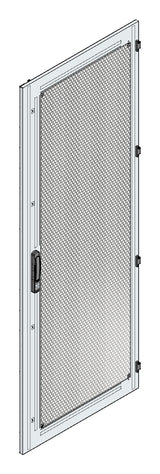 SORAX Stahlblechtüre belüftet, B=800xH=2.200mm, RAL7035