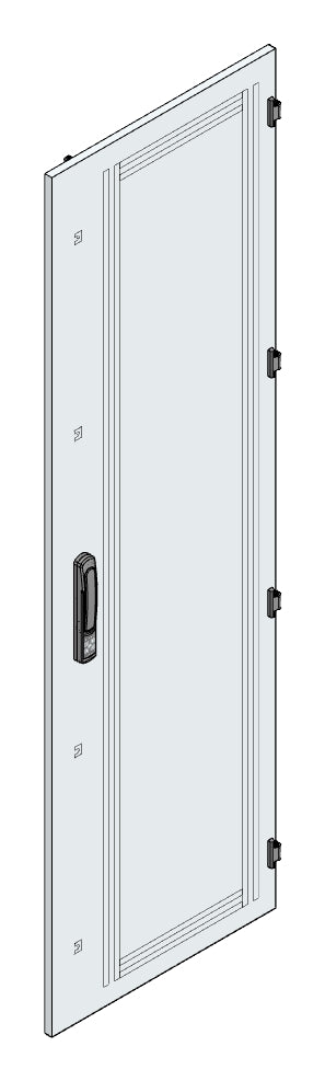 SORAX Stahlblechtüre IP54, B=600xH=2.000mm, RAL7035