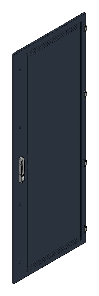 SORAX Stahlblechtüre IP54, B=800xH=2.200mm, RAL9005