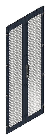 SORAX Türe belüftet, geteilt, B=800xH=2.000mm, RAL9005