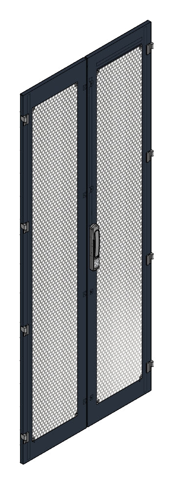 SORAX Türe belüftet, geteilt, B=800xH=2.000mm, RAL9005