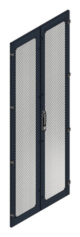 SORAX Türe belüftet, geteilt, B=800xH=2.200mm, RAL9005