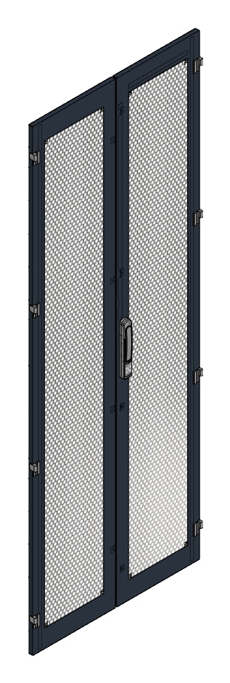 SORAX Türe belüftet, geteilt, B=800xH=2.200mm, RAL9005