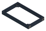 SORAX Sockel, B=600xT=1.000xH=100mm, RAL9005