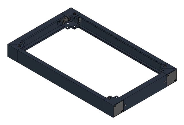 SORAX Sockel, B=600xT=1.000xH=100mm, RAL9005