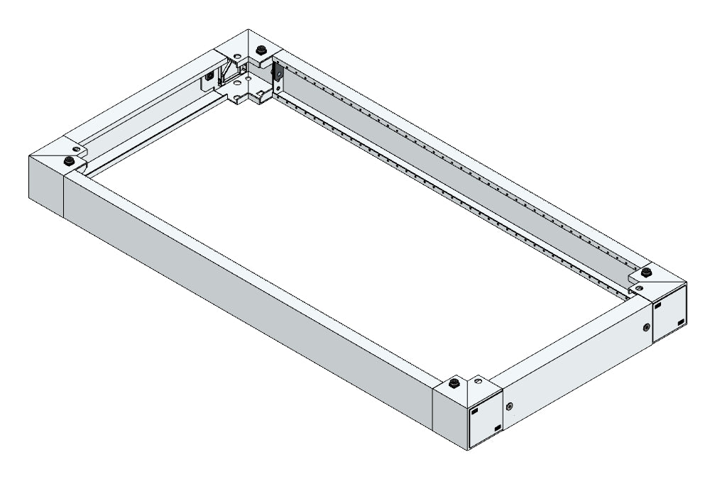 SORAX Sockel, B=600xT=1.200xH=100mm, RAL7035