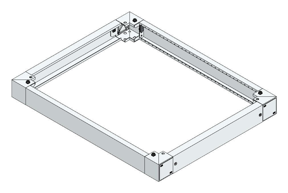SORAX Sockel, B=800xT=1.000xH=100mm, RAL7035