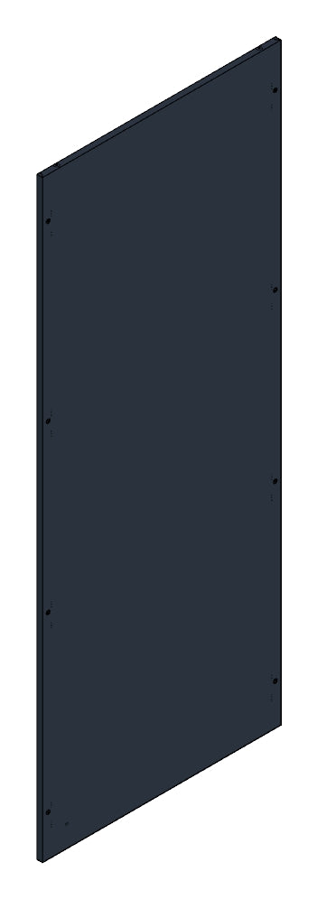SORAX Rückwand IP54, B=800xH=2.000mm, RAL9005