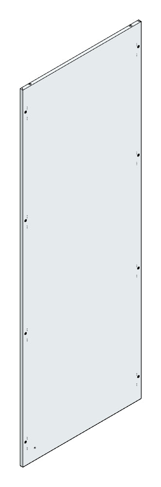 SORAX Rückwand IP54, B=800xH=2.200mm, RAL7035