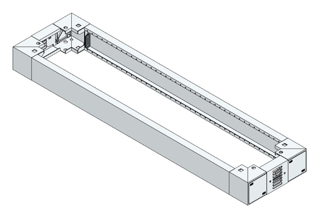 SORAX Sockel, belüftet, B=300xT=1.200xH=100mm, RAL7035