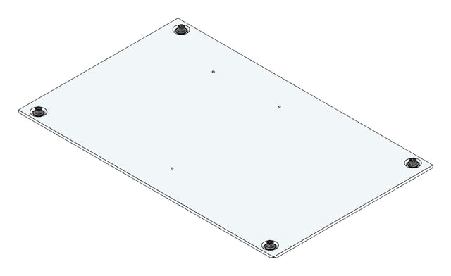 SORAX Dachabdeckung IP54, B=600xT=1.000mm, RAL7035