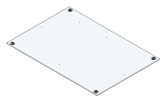 SORAX Dachabdeckung IP54, B=800xT=1.200mm, RAL7035