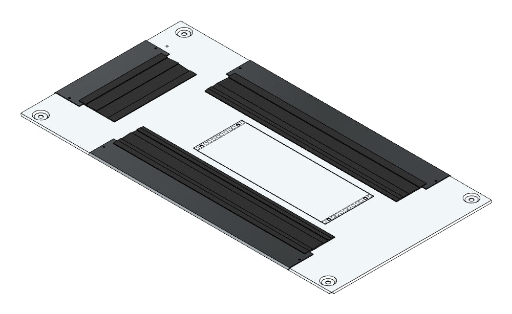 SORAX Dachabdeckung, B=600xT=1.200mm, RAL7035