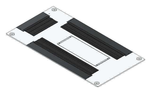 SORAX Dachabdeckung, B=600xT=1.200mm, RAL7035