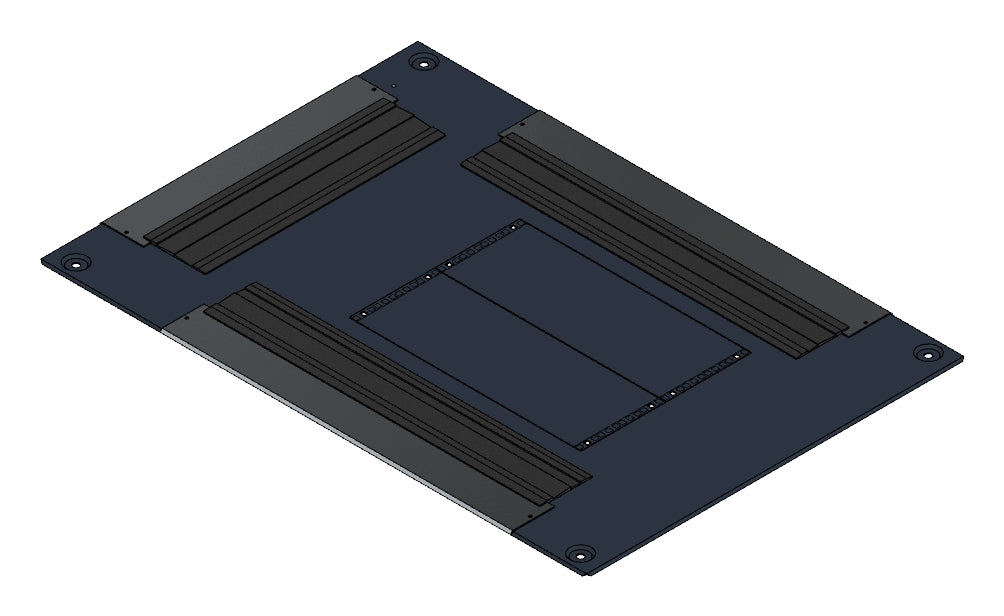 SORAX Dachabdeckung, B=800xT=1.200mm, RAL9005