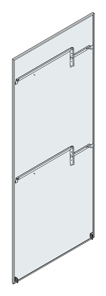 SORAX Seitenwand T=1.000xH=2.200mm, RAL7035, ganz