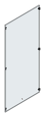 SORAX Seitenwand IP54, T=1.000xH=2.000mm, RAL7035