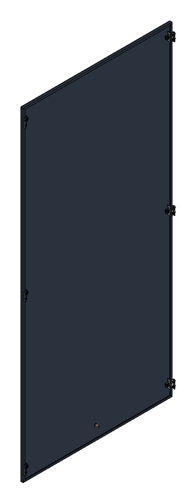 SORAX Seitenwand IP54, T=1.000xH=2.000mm, RAL9005