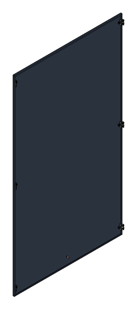 SORAX Seitenwand IP54, T=1.200xH=2.000mm, RAL9005