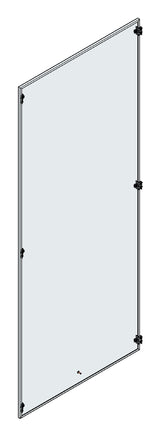 SORAX Seitenwand IP54, T=1.000xH=2.200mm, RAL7035