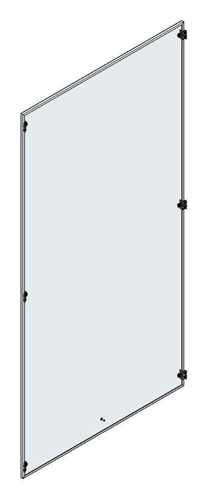 SORAX Seitenwand IP54, T=1.200xH=2.200mm, RAL7035