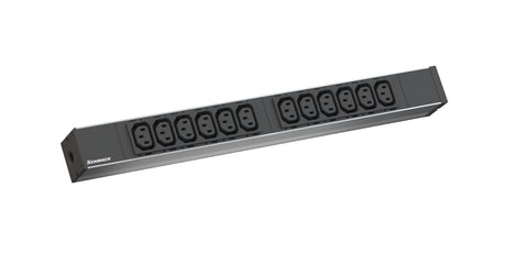 19" Netzleiste, 1HE, 12xC13, ohne Anschlussleitung