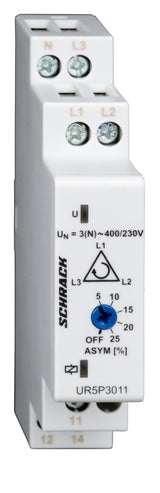 Phasenüberwachungsrelais, 1 Wechsler, 5A, 250V