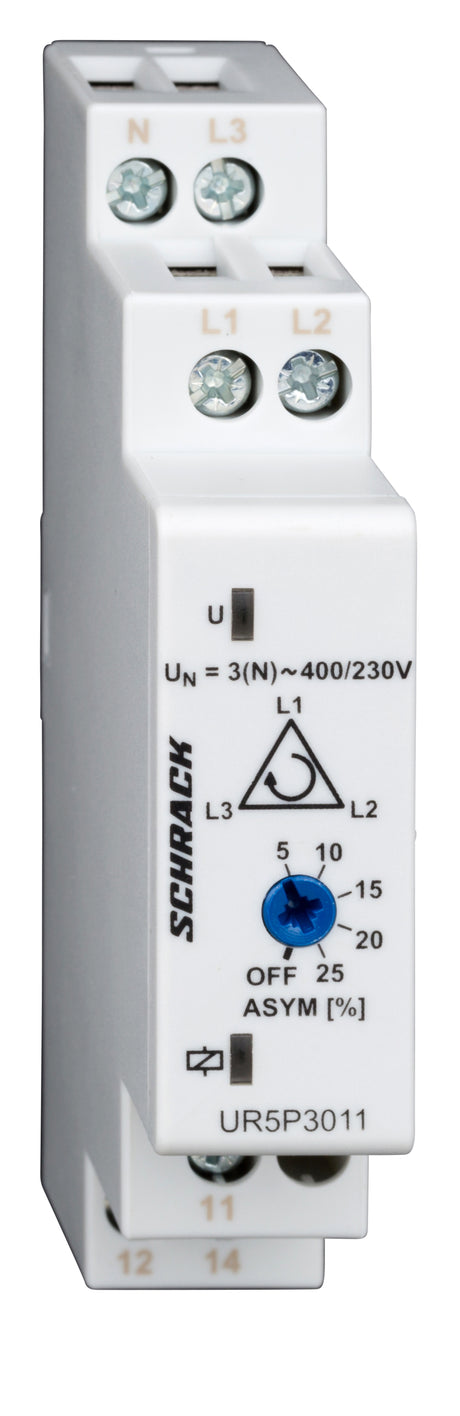 Phasenüberwachungsrelais, 1 Wechsler, 5A, 250V