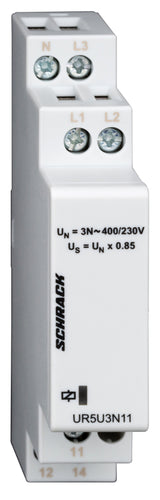 Spannungsüberwachung 3-phasig gegen N, fixe Us=195,5V