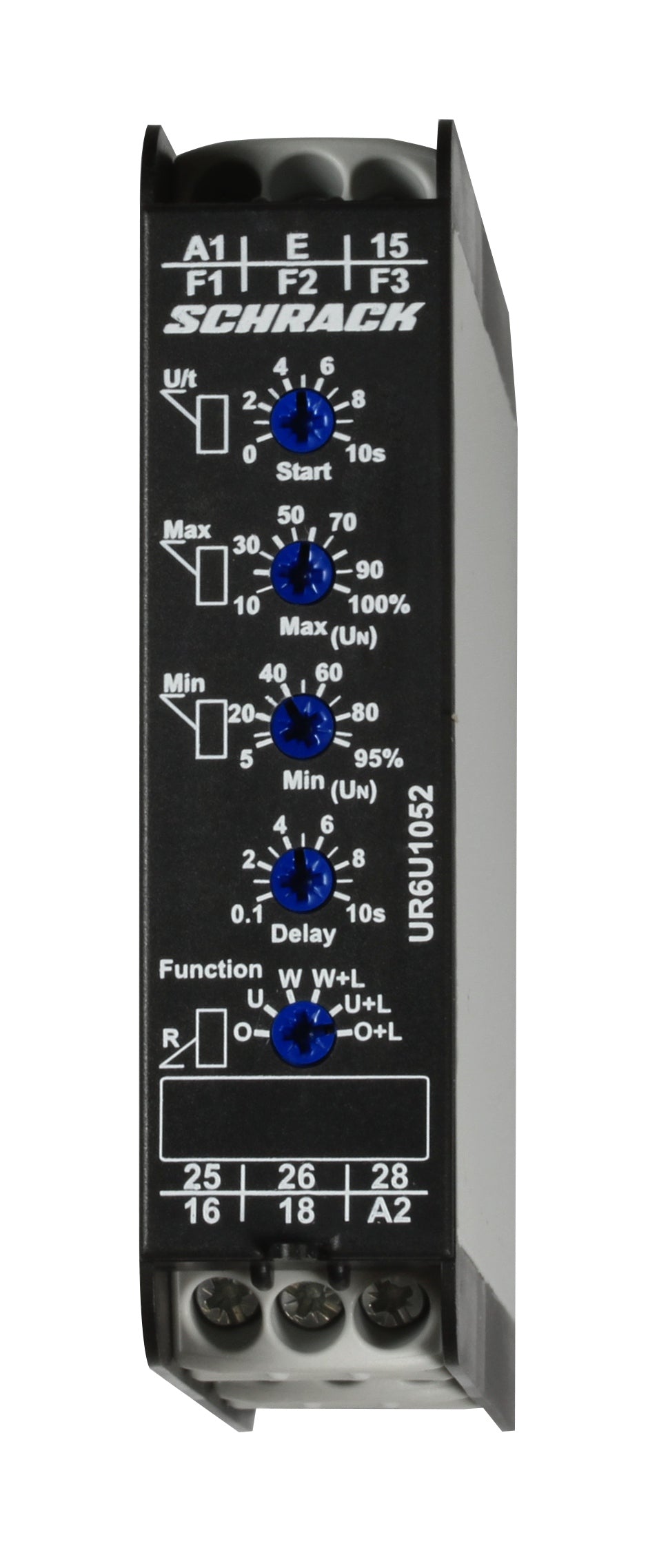 Spannungsüberwachungsrelais, 1-phasig AC/DC, 2 Wechsler
