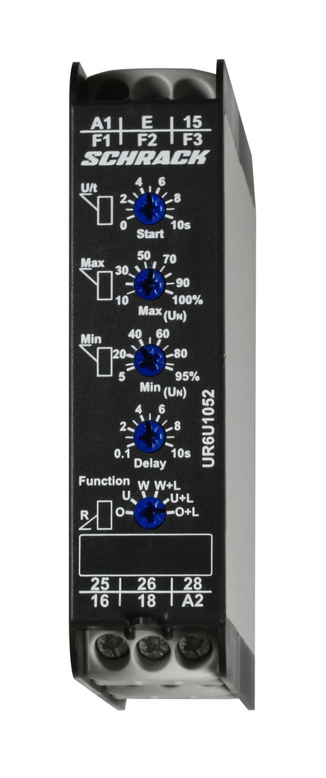 Spannungsüberwachungsrelais, 1-phasig AC/DC, 2 Wechsler