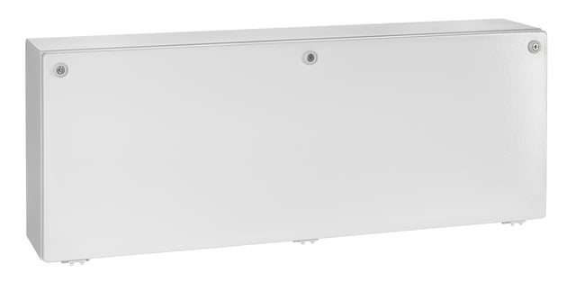 Foto: BUS-Gehäuse Stahlblech IP66, RAL7035, H=300 B=600 T=155mm