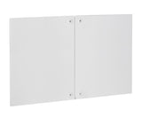 WSA Doppeltür aus Stahlblech für H=1000 und B=1000mm