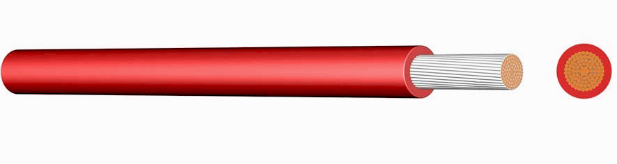 SiF 2,5 rot, Silikon Aderleitung
