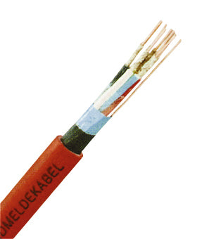 JE-H(ST)H 2x2x0,8 E30BMK rot, Brandmeldekabel halogenfrei