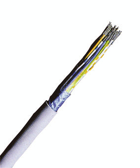 F-YAY 10x2x0,6 grau, Installationskabel für Fernmeldeanlagen
