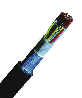 F-2YA2Y 20x2x0,6 sw, Polyethylen-isolierte Fernsprechkabel